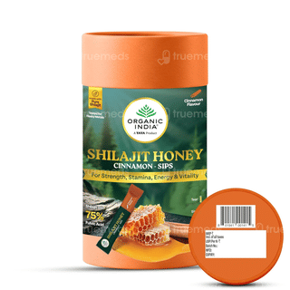 Organic India Shilajit Honey Cinnamon Flavour 8Gm Pack Of 30 Sips